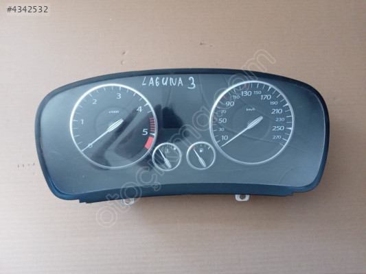 renault laguna 3 2012 2.0 otomatik gösterge/km saati (son fiyat)