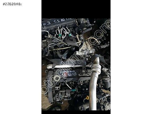 RENAULT SCENİC-1.5 85 LİK ÇIKMA MOTOR KOMPLE
