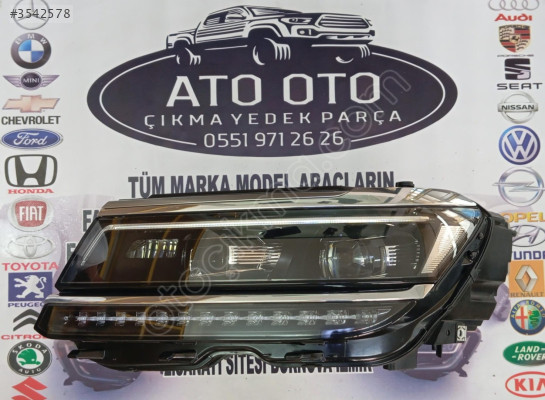 VOLKSWAGEN TİGUAN ORJİNAL ÇIKMA SOL FAR 5NB941081