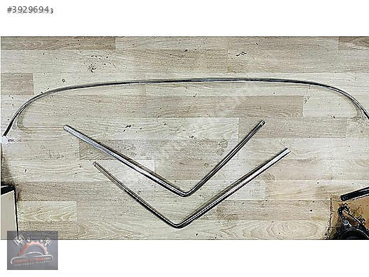 MERCEDES W116 ORJİNAL ÖN CAM NİKELAJ TAKIMI
