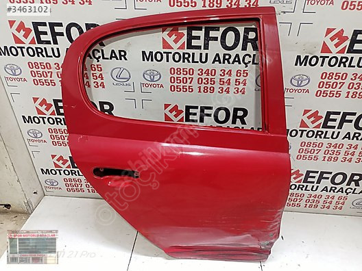 TOYOTA YARİS SAĞ ARKA KAPI ÇIKMA ORİJİNAL PARÇA 2000-2006