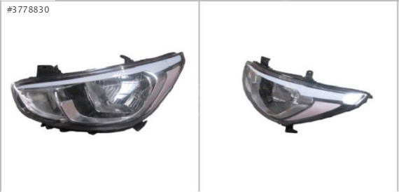 HYUNDAİ ACCENT BLUE SOL FAR BEYAZ KAŞLI 10 PİN 92101-1R730