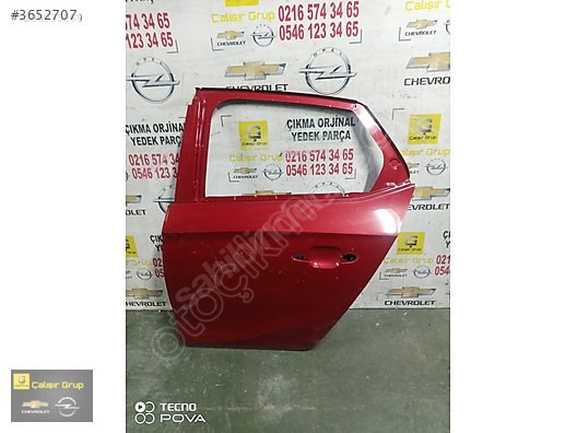 OPEL CORSA F SOL ARKA KAPI ÇIKMA SÖKME YEDEK PARÇA