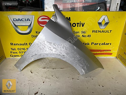 RENAULT FLUENCE ÇIKMA ORJİNAL SAĞ ÖN ÇAMURLUK VE DİĞER PARÇALARI