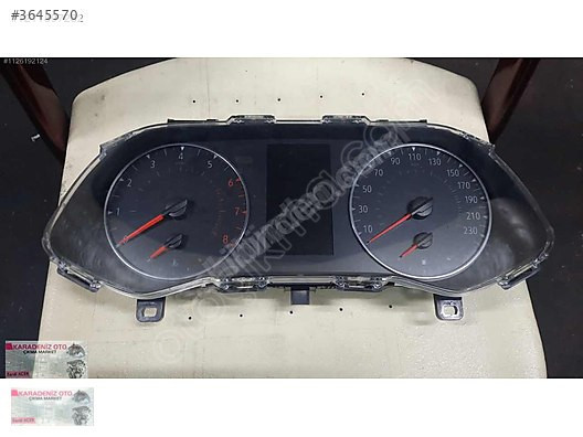 RENAULT CLİO 5 TORPİDO SAATİ BENZİNLİ OTOMATİK