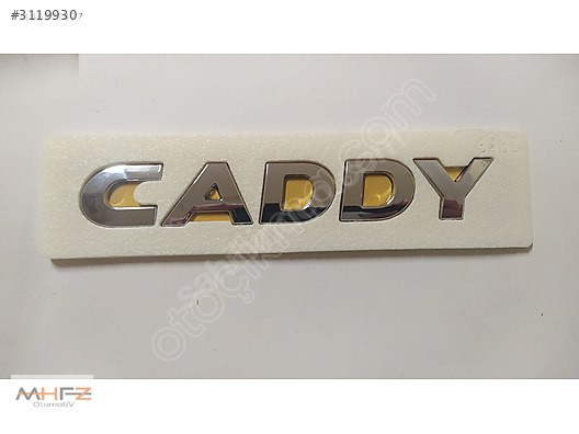 VOLKSWAGEN CADDY ARKA BAGAJ ARMA AMBLEM YAZISI 1 SINIF KALITE