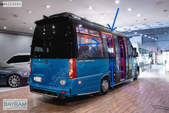 MERCEDES SPRİNTER CAN CAN SAĞ 2.DOLMUŞ YAN CAM