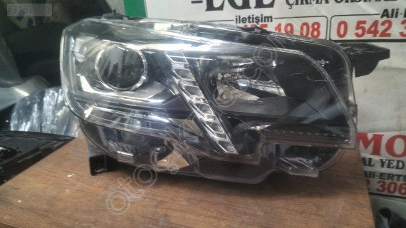 PEUGEOT RİFTER LEDLİ MERCEKLİ SAĞ SOL FAR ORJİNAL HATASIZ