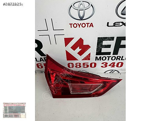 TOYOTA AURİS SOL İÇ STOP ÇIKMA ORJİNAL YEDEK PARÇA 13-15 MODEL