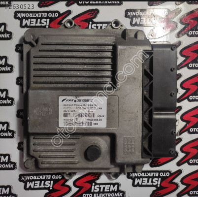 MJD 6JF.P3 55195817 Fiat Punto 1.3 JTD Motor Beyni 