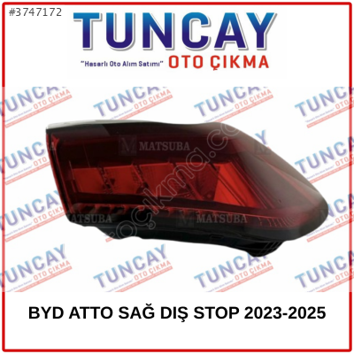 BYD ATTO SAĞ DIŞ STOP 2023-2025 YEDEK PARÇA