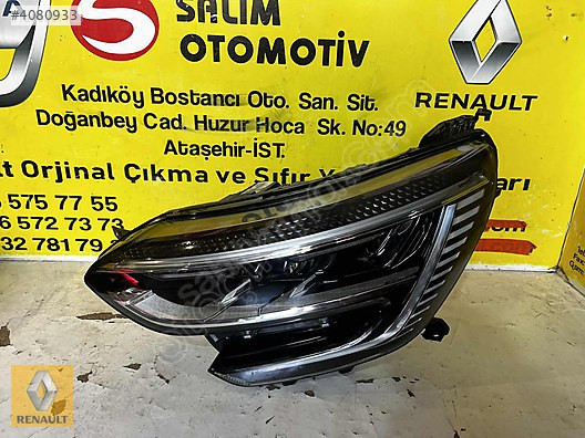 RENAULT MEGAN 4 2024 İCON ÇIKMA ORJİNAL SOL FAR VE DİĞER PARÇALA
