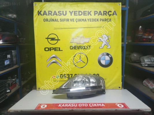 Citroen C3 Modeli İçin Sol Ön Far Çıkma Parça