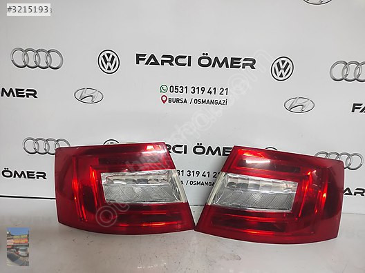 SKODA OCTAVİA SAĞ SOL DIŞ STOP ORJİNAL HATASIZ LEDLİ