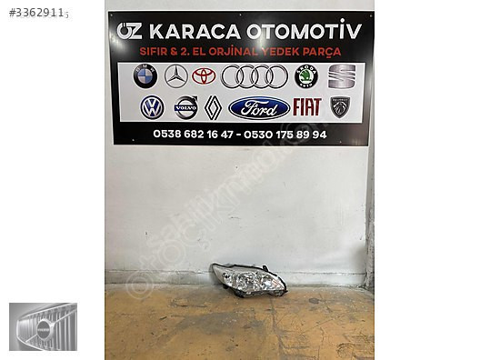 2011-2012 TOYOTA COROLLA ÇIKMA ORJİNAL SAĞ ÖN FAR
