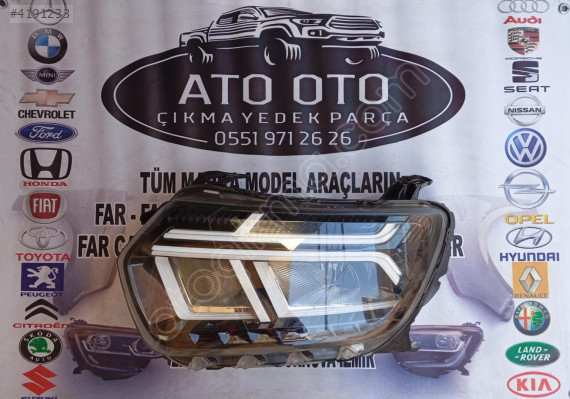 DACİA DUSTER ORJİNAL ÇIKMA SOL FAR F