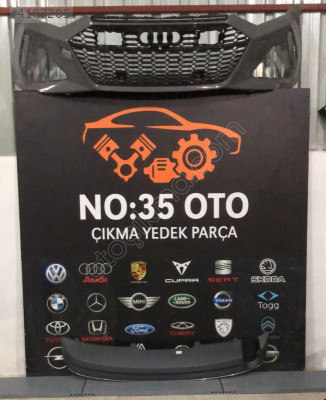 8W0807521M AUDİ A4 ARKA TAMPON SPOYLERİ 2017-2020