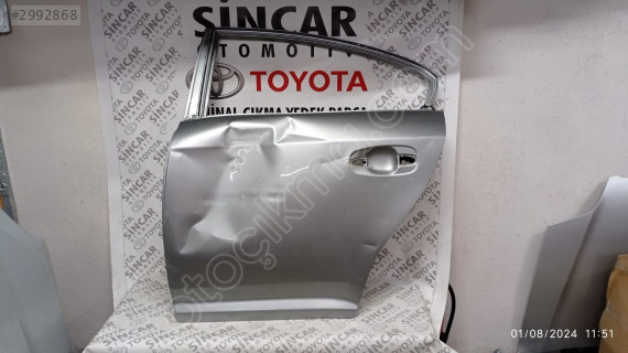 TOYOTA AVENSİS 2010 2015 SOL ARKA KAPI ÇIKMA ORJİNAL