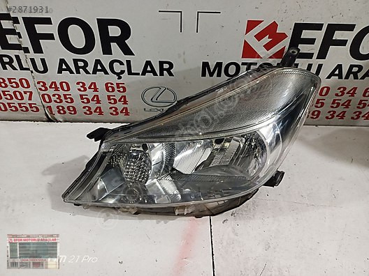 TOYOTA SOL FAR ÇIKMA ORİJİNAL PARÇA 2012-2014