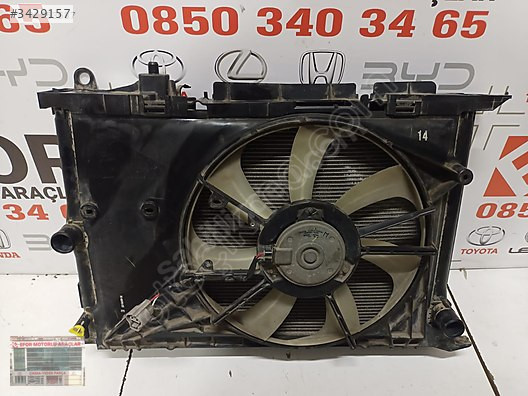 TOYOTA AURİS 1.4 DİZEL KOMPLE FAN SET SÖKME ORJİNAL 07-18 MODEL