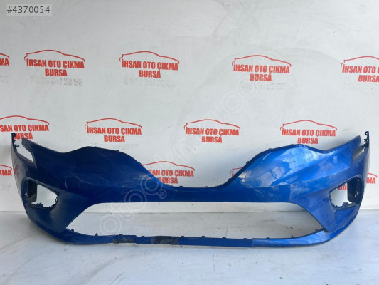 Clio 5 ön tampon orijinal çıkma mavi renk