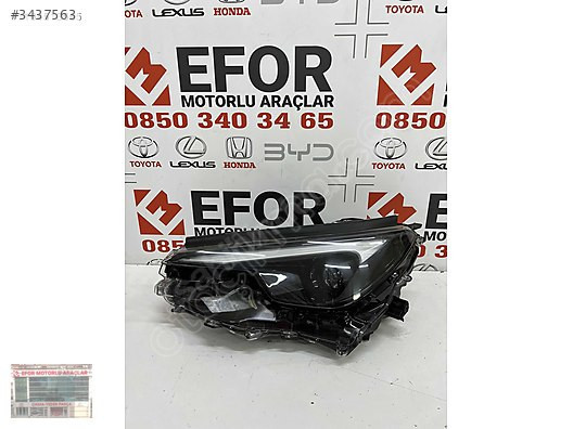 LEXUS LBX SOL FAR ORJİNAL ÇIKMA YEDEK PARÇA 2024 MODEL