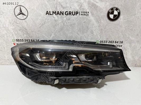 BMW 3 SERİSİ G20 LED SAĞ FAR ORJİNAL DOLU 63118496150