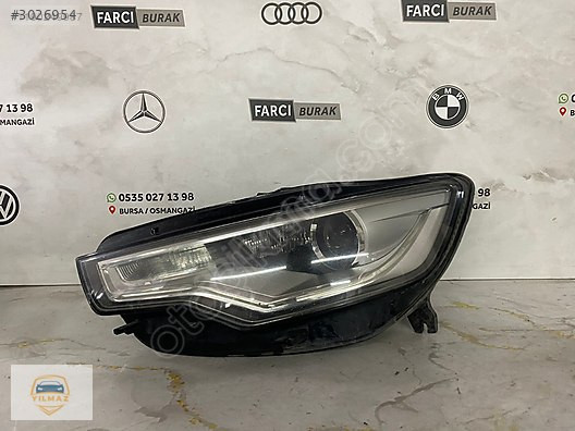 AUDİ A6 XENON DOLU BEYİNLER DAHİL SOL FAR ORJİNAL
