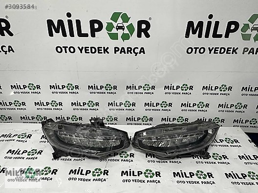 HONDA CİVİC FC5 ORJİNAL LEDLİ SAĞ SOL FAR 2016/2021