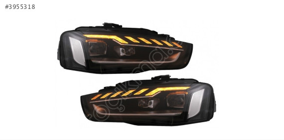 A4 2012-2015 IÇIN UYUMLU LED FAR (FULL LED - 2019+ GÖRÜNÜM)