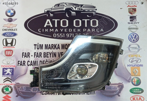 MERCEDES  TRAVEGO 2023 BLACK EDITION LED FAR ORJİNAL ÇIKMA