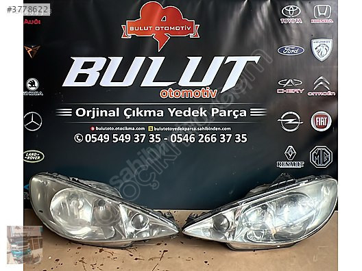 Pejo 206 sağ sol far çıkma