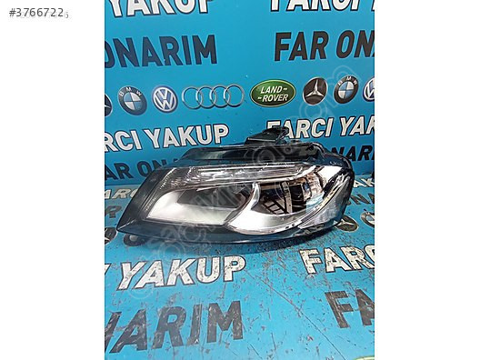 AUDİ A3 2009 2013 ARASI SOL ÖN FAR ORİJİNAL TEMİZ