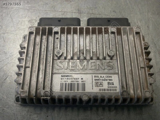 Peugeot 206 2006 Motor Beyni / 9661029780