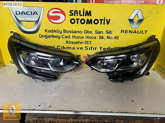 RENAULT MEGANE 4 ÇIKMA ORJİNAL SAĞ SOL FARLARI VE DİGER PARÇALAR