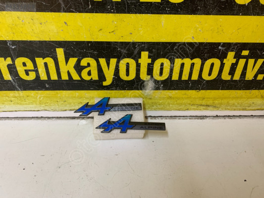 638969259R RENAULT AUSTRAL ÇAMURLUK ALPİNE AMBLEMLERİ ORJ SIFIR