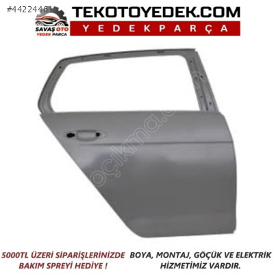 GOLF 6 ARKA KAPI SAĞ SOL 2013 2014 2015 2016 2017 2018 2019