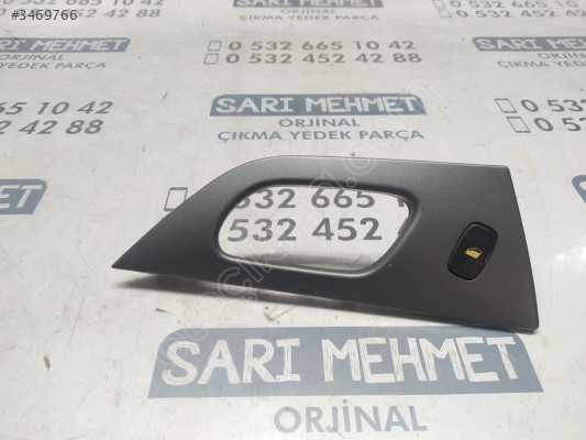 ÇIKMA PEUGEOT 407 SOL ARKA KAPI CAM DÜĞMESİ ÇERÇEVESİ