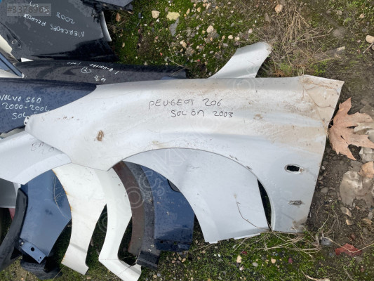 PEUGEOT 206 SOL ÖN ÇAMURLUK ÇIKMA ORJİNAL PARÇA