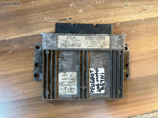 PEUGEOT 206 MOTOR BEYNİ ORJİNAL ÇIKMA TEMİZ 9655659480