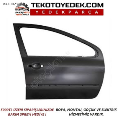 PEUGEOT 307 ÖN KAPI SAĞ SOL 2001 2002 2003 2004 2005 2006 2007