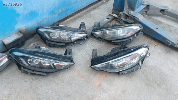 Fiat Egea Beyaz Çizgili Ledli Mercekli Çıkma Far