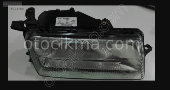 Opel Vectra Sağ Far 1993 1996 .ORJINAL.,