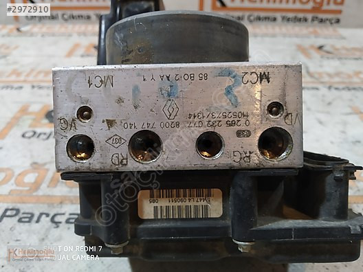 RENAULT CLİO 3 III ABS BEYNİ 0265232077 8200747140, 0 265 800 55