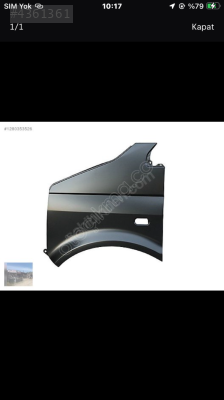 Volkswagen Transporter t5 sol çamurluk