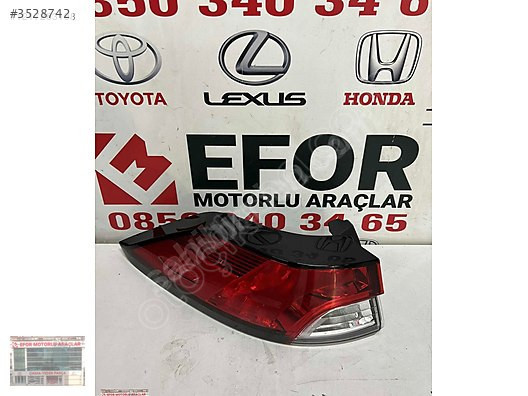 TOYOTA COROLLA CROSS SOL DIŞ STOP ÇIKMA ORJİNAL YEDEK PARÇA
