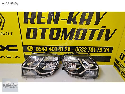 DACİA DUSTER SAĞ SOL FAR 2013-2017 SIFIR RENKAY OTO KOCAELİ