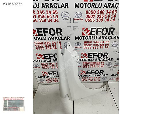 HONDA CIVIC HB ORJİNAL ÇIKMA SAĞ ÖN ÇAMURLUK 10-13