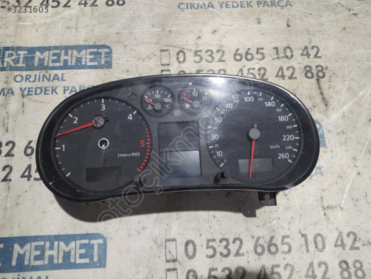 ÇIKMA AUDİ A3 KİLOMETRE SAATİ GÖSTERGE SAATİ 8L0920900