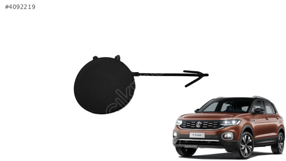 2GM807441 VW T-CROSS 19 CEKI DEMIR KAPAGI ARKA SIYAH